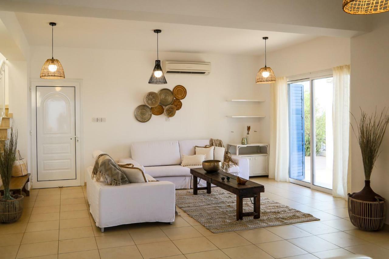 Phaedrus Living: Seaside Luxury Villa Anafi パラリムニ エクステリア 写真